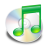 iTunes 7 Green Icon